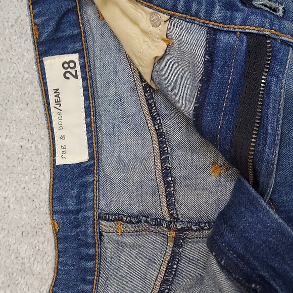 Rag & Bone | Denim Distressed Jean Skirt | size 28 - Picture 5 of 10